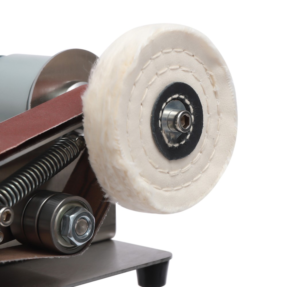 150W Mini Belt Sander with 7 Speed Settings and Adjustable Table Angle