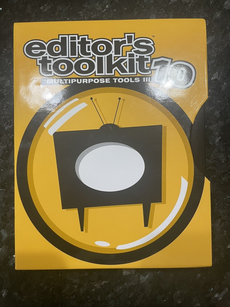 Editor's Toolkit 10 Multipurpose Tools III DVD Set Digital Juice Preowned