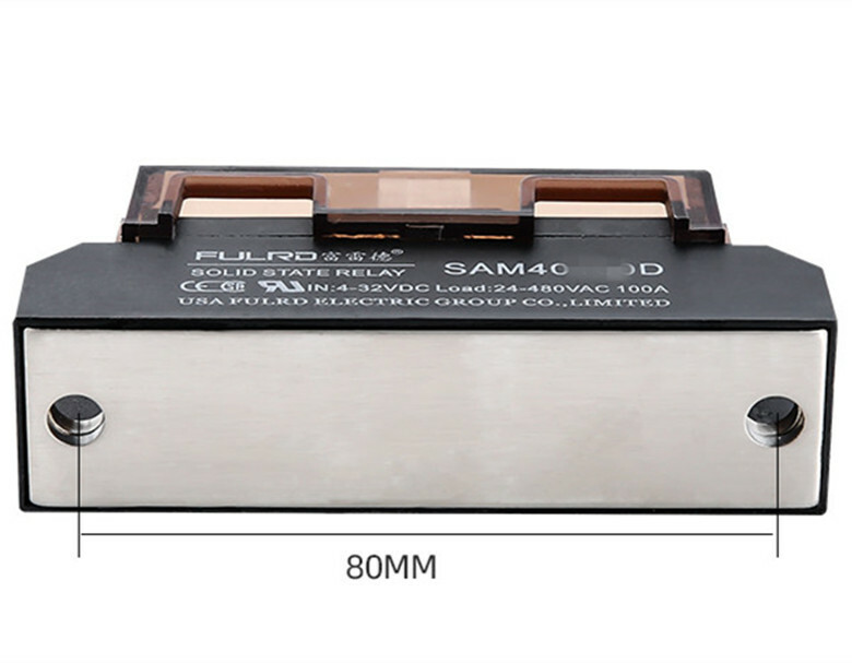 Industrial solid state relay SAM40150D 150A In=4-32VDC Load=24-480VAC