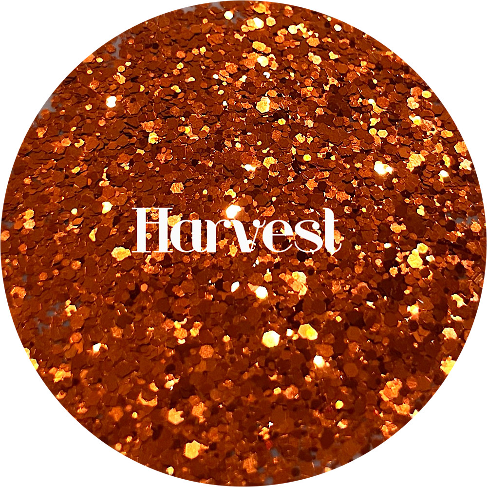 Premium Polyester Glitter - Copper Orange