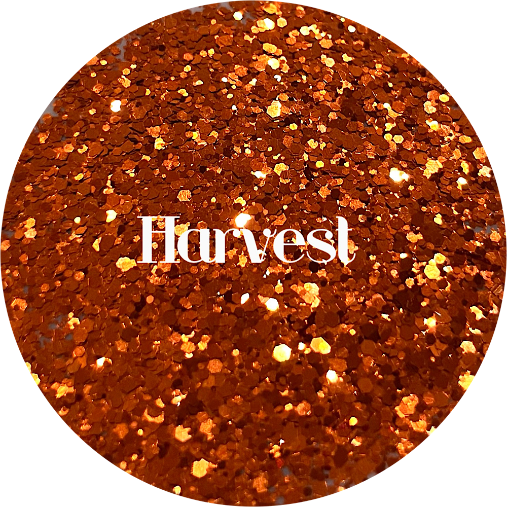 Premium Polyester Glitter - Copper Orange