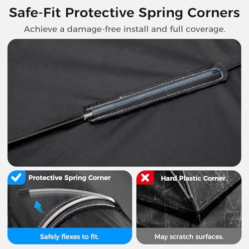 Foldable Car Sunshade - Windshield Umbrella - 57" L x 32" W