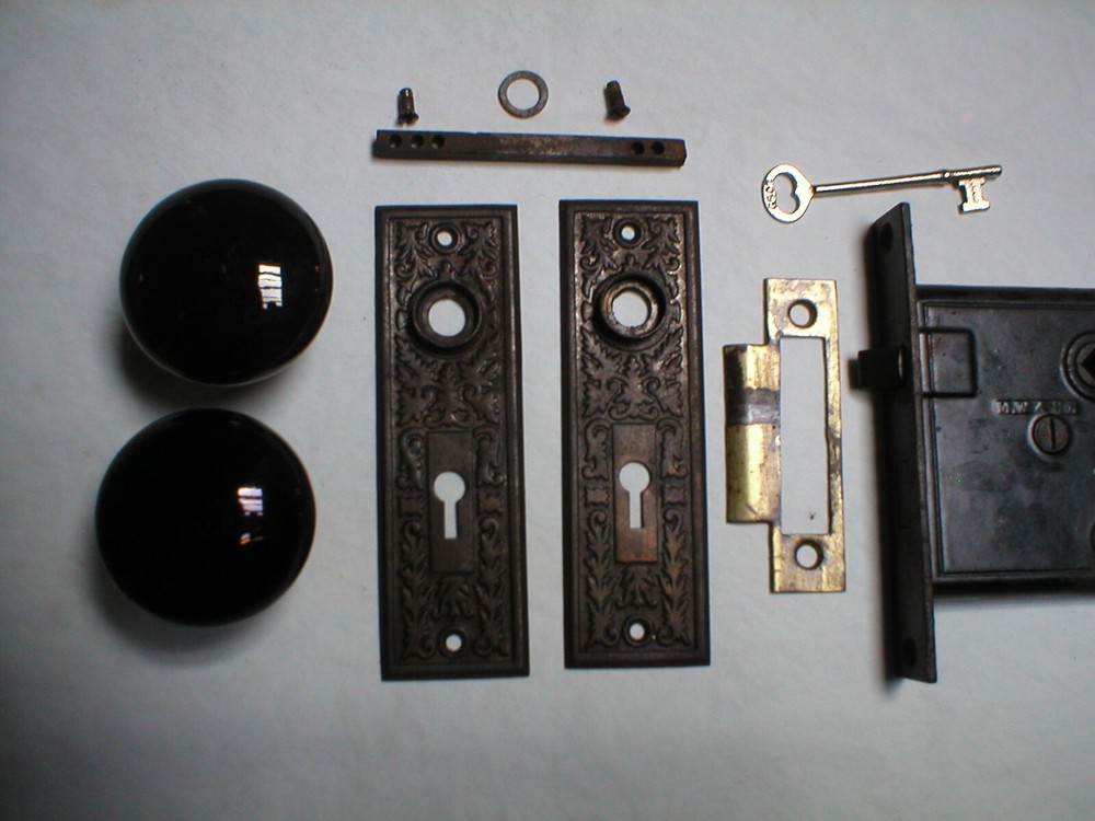 Antique Victorian Era Door Hardware