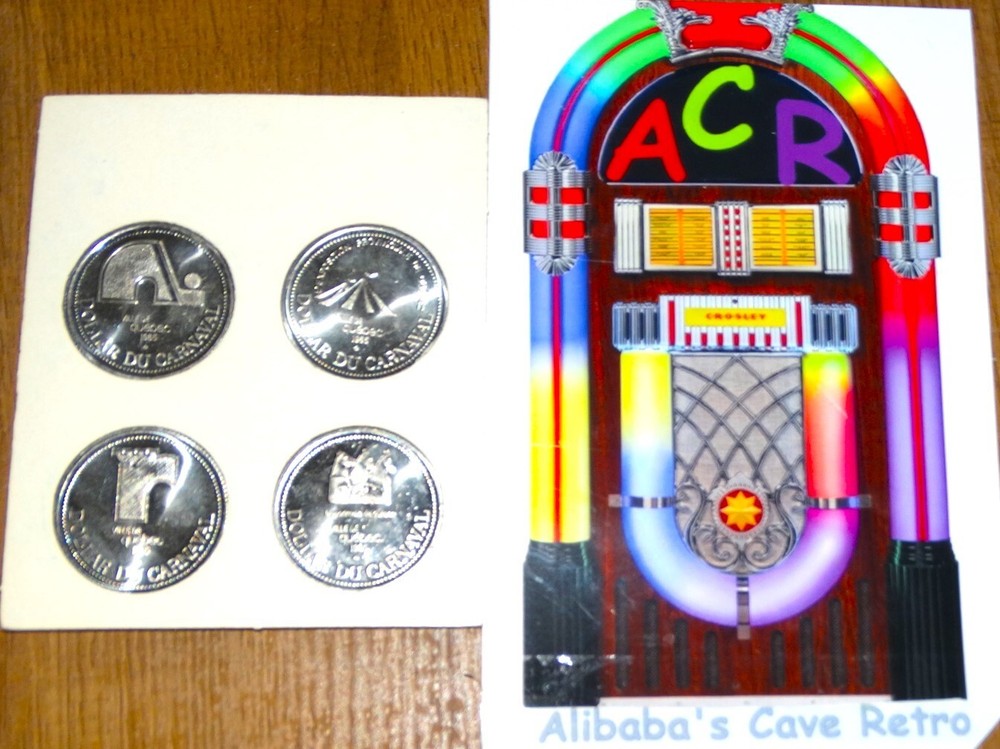 Quebec Carnival $1 Trade Dollars Set - 1985