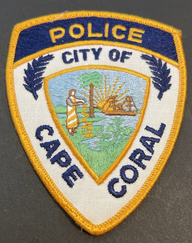 Cape Coral Florida Police Patch Uniform Take Off