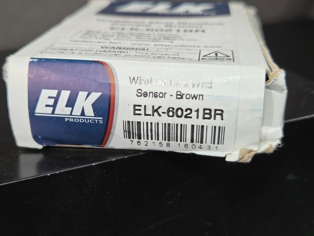 Elk 6021BR 2-Way Wireless Mini Window Sensor, Brown FAST SHIP!💨✅