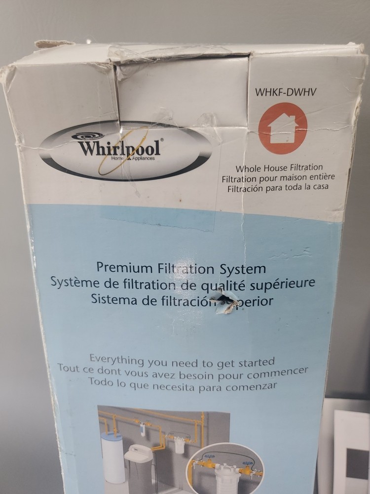 Whirlpool WHKF-DWHV Whole Home Premium Water Filtration System w/ Filter New