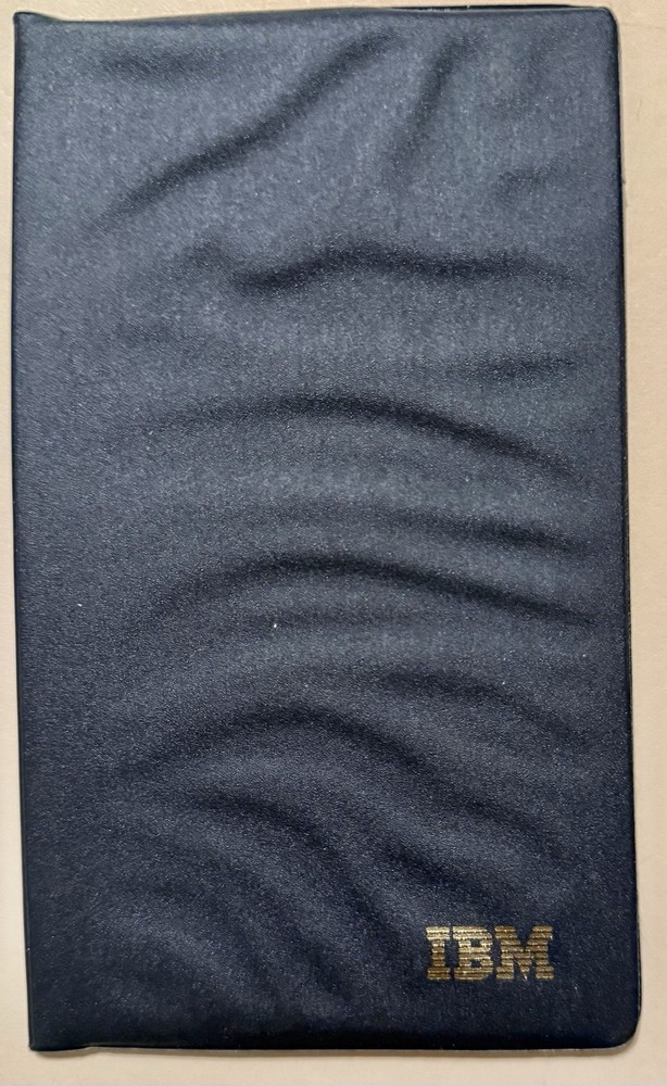 RARE VINTAGE 1987 IBM PERSONAL POCKET DIARY COMPUTERS G