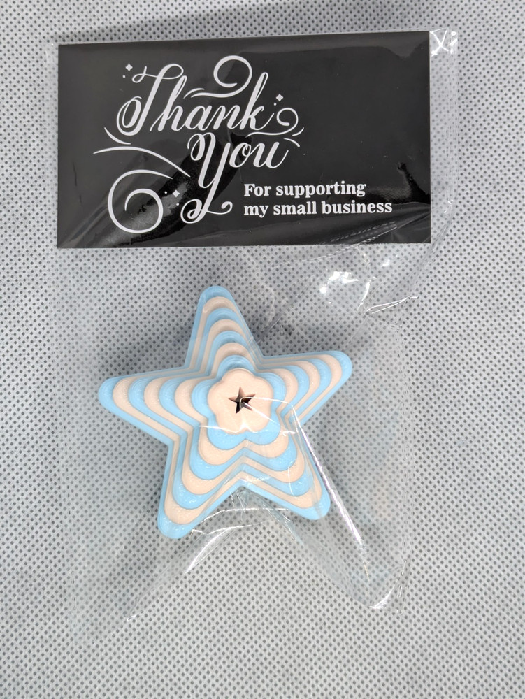 Star Clay Cutter Shape Set ~ Polymer Crafting Tool ~ Stackable Outline