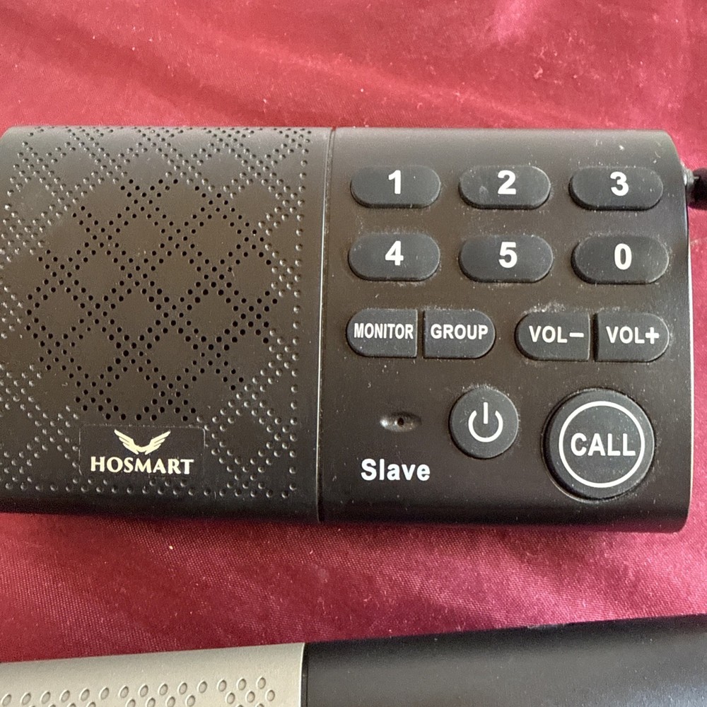 2x Hosmart HY-616S Full Duplex Digital Wireless Intercom System Two Way