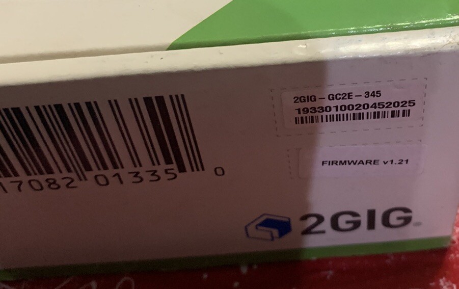 New 👍 2GIG-GC2e-345 SECURITY SYSTEM CONTROL PANEL Zwave Plus Controller V1.21