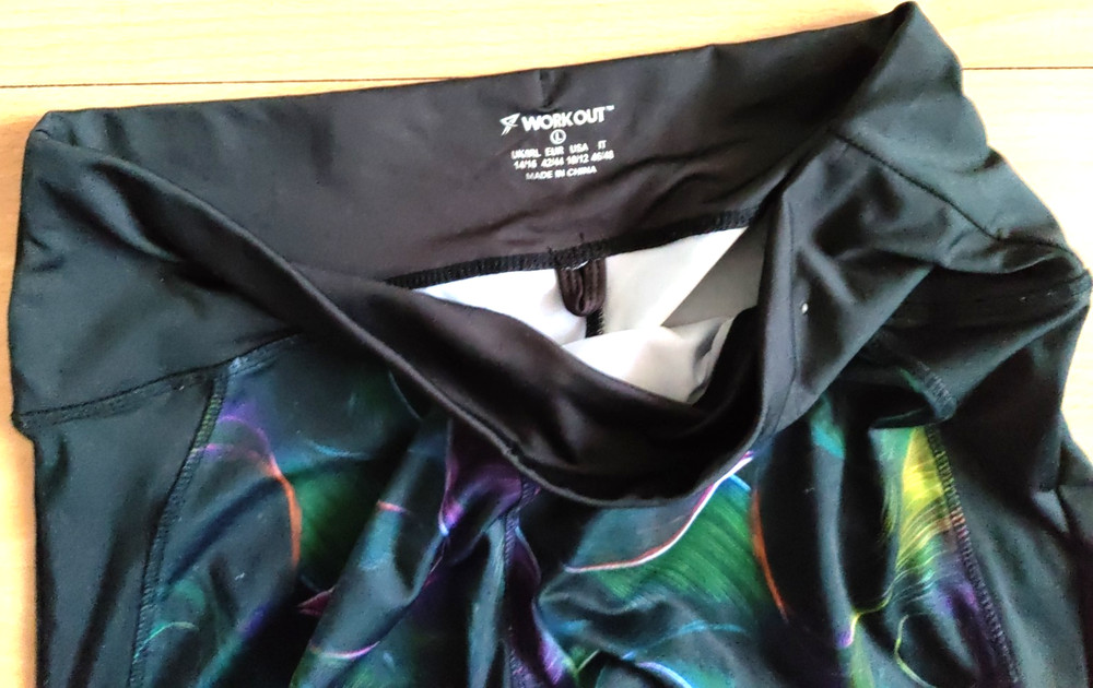 Worn twice primark workout legging with hidden pocket