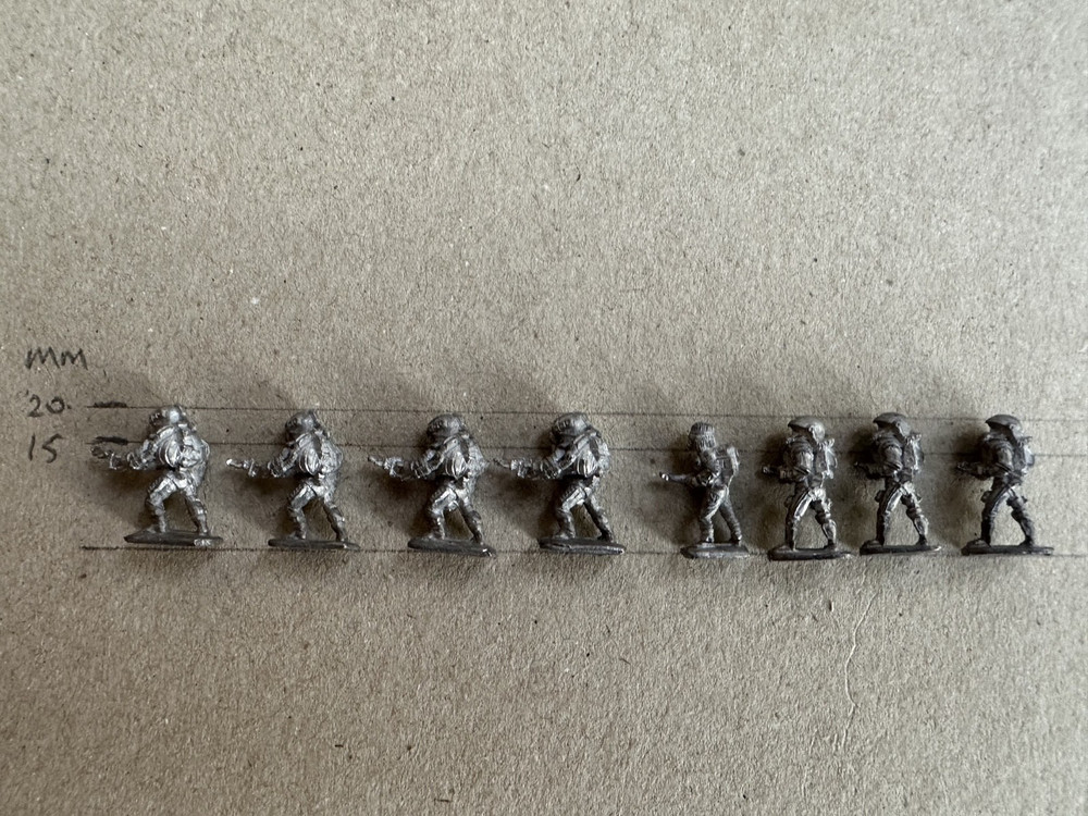Laserburn Sci-Fi 20mm, 29 figures