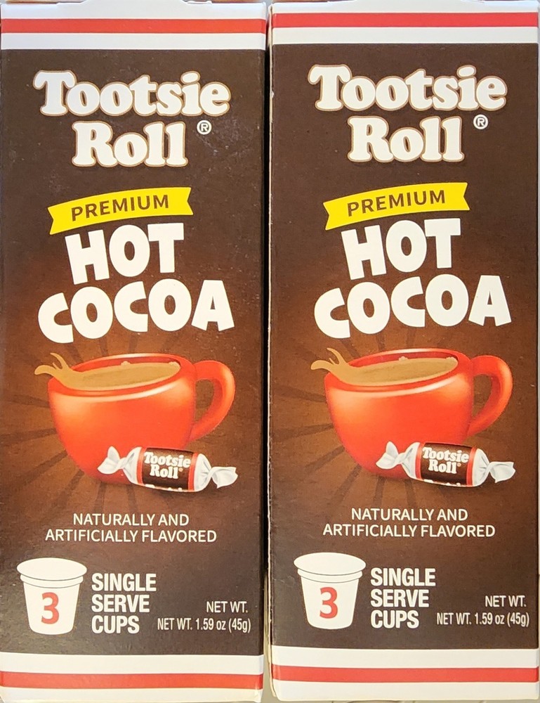 Two Tootsie Roll Premium Hot Cocoa