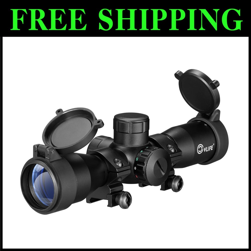 Waterproof Compact Crossbow Scope with Rangefinder