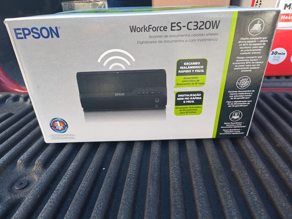 Epson WorkForce ES-C320W Wireless Compact Desktop Document Scanner