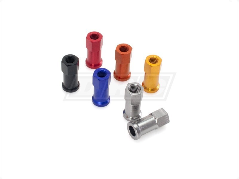 DRC D58-02-107 Rim Lock Nuts 2Pk Orange