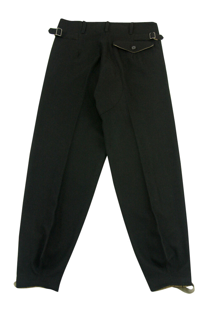 WW2 German Elite panzer black wool trousers