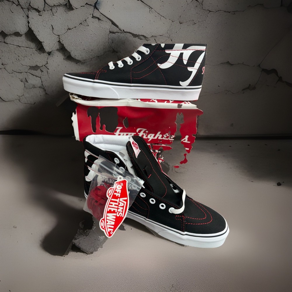 Foo Fighters 25th Anniversary Vans-NEW