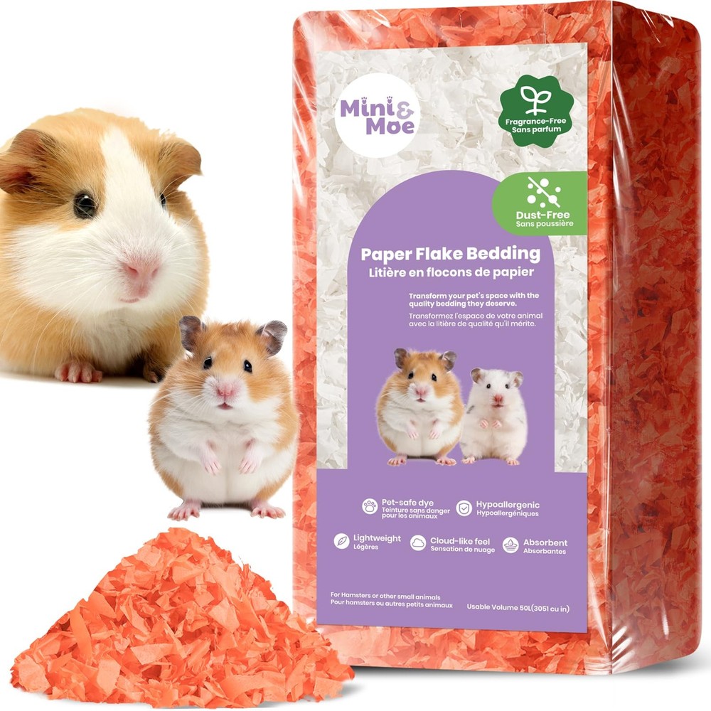 Rabbit Bedding 23 Liters: Hamster Bedding Dust-and Odor Control Moisture Abso...