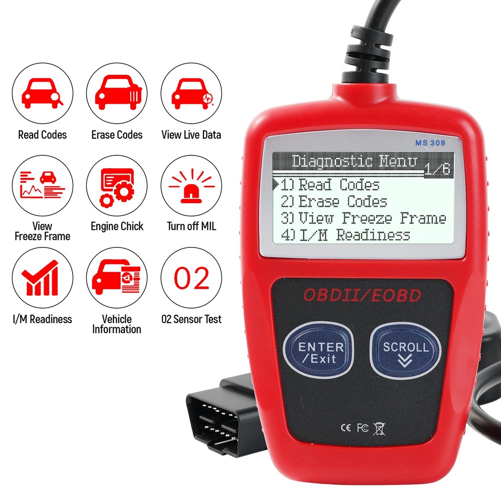 Car OBD2 Scanner OBDII Auto Code Reader Diagnostic Scan Tool for POLARIS ATV