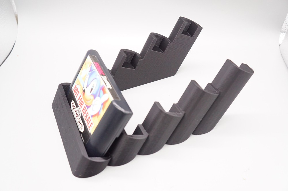Custom Stack Display Holder for SEGA Genesis Cartridges *Holds 5*