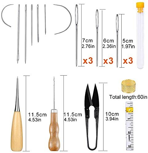 Leather Sewing Kit Leather Working Tools And Supplies Leather Working Kit