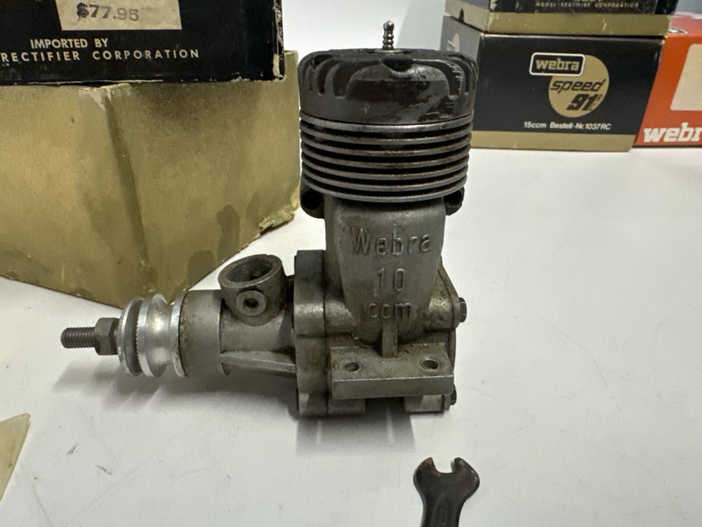 WEBRA ENGINE - WEBRA 61 BLACKHEAD - NR. 1020 RC BOXED