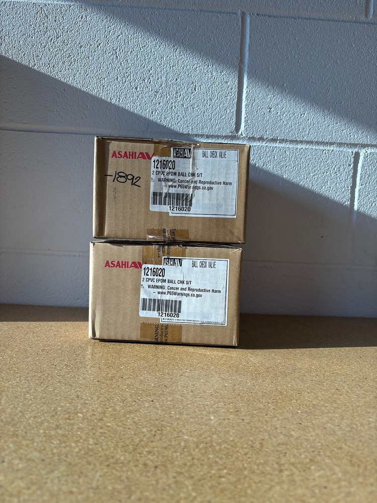 Asahi Ball Check Valve CPVC80 Socket 1.5" 2" 2.5"