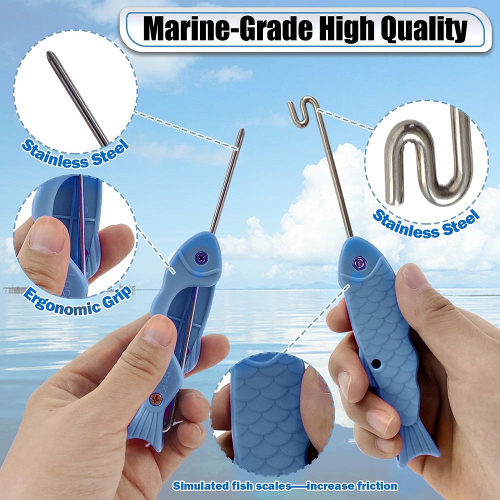 Fish Venting Tool With Fish Hook Remover Safe Convenient Dehooker Device