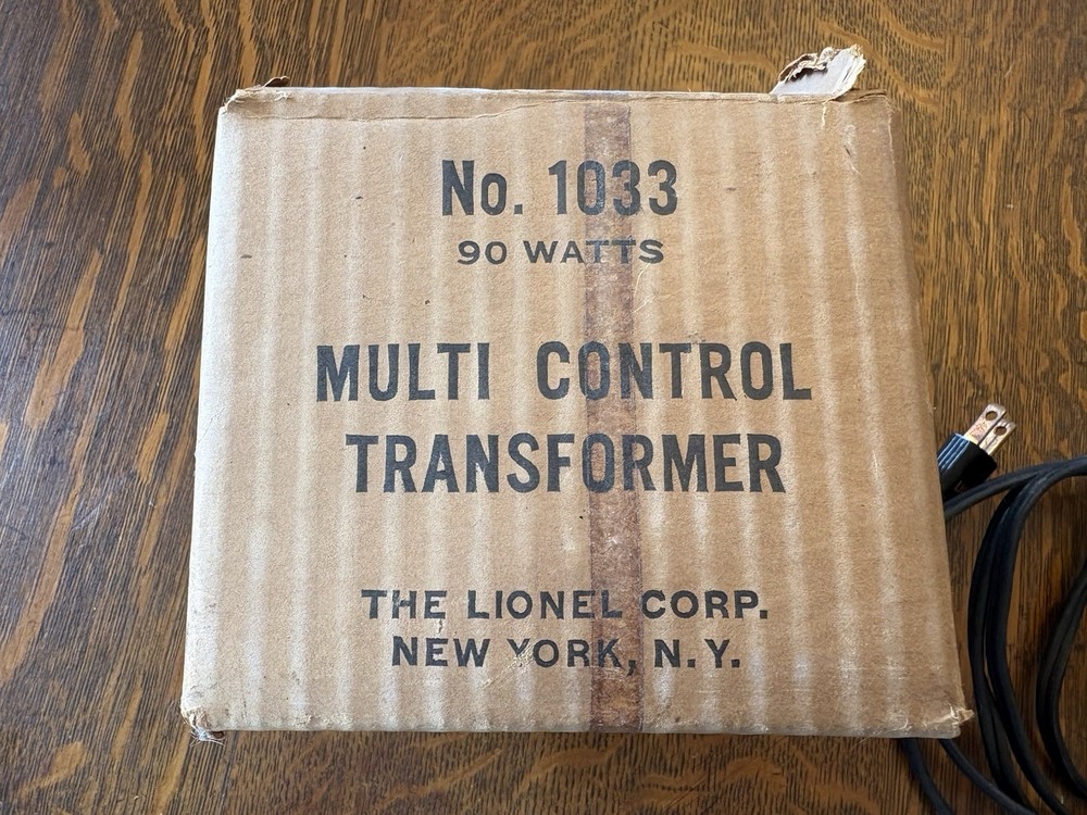 Lionel 1033 Multi Control Transformer 90 Watt With Original Box