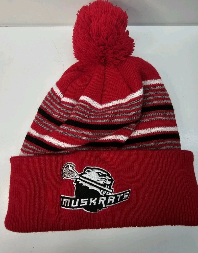 Muskrat LaCrosse Pom Pom Beanie