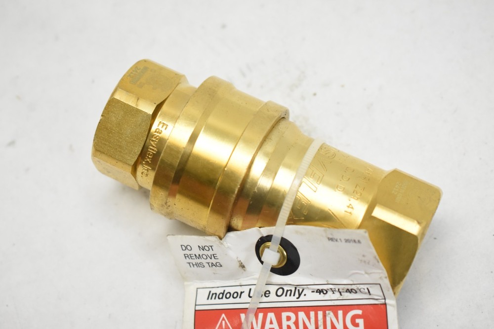 Regency FS-QD-034 2412: Brass Quick Disconnect 3/4" Assembly Easyflex