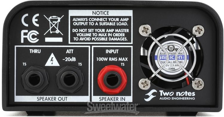 Two Notes Torpedo Captor Reactive Loadbox DI and Attenuator - 16-ohm