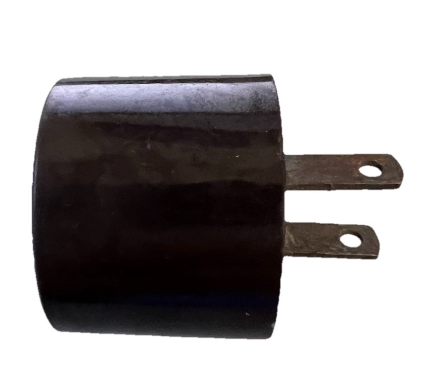 VINTAGE BROWN EAGLE BAKELITE OUTLET GROUND ADAPTER