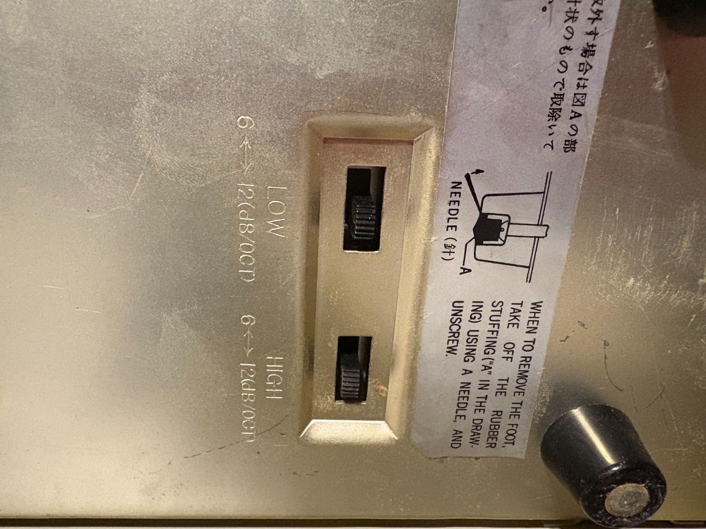 Working SANSUI CD5 CD-5 Active Electronic Crossover (3 way and 2 way)