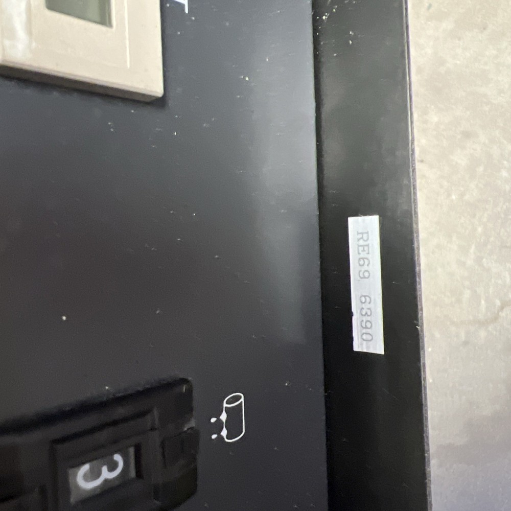 3302 Ryobi Machine Count and Service Panel RE69 6390