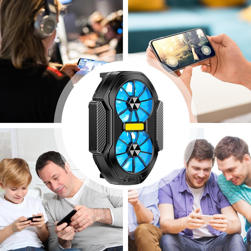 Mobile Phone Cooler Radiator for iPhone/Android Game Phone Cooling Fan
