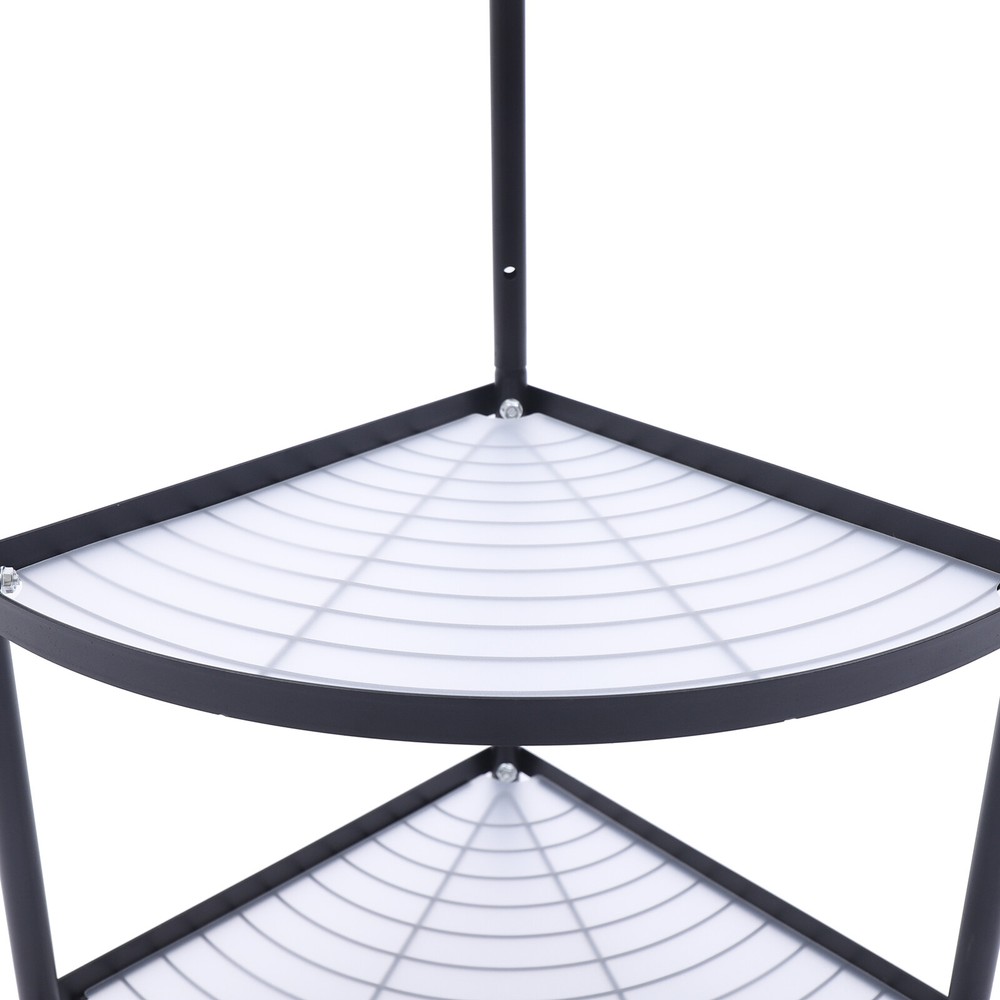 5-Tier Triangular Pot Rack - Space-Saving Kitchen Organizer for Cookware