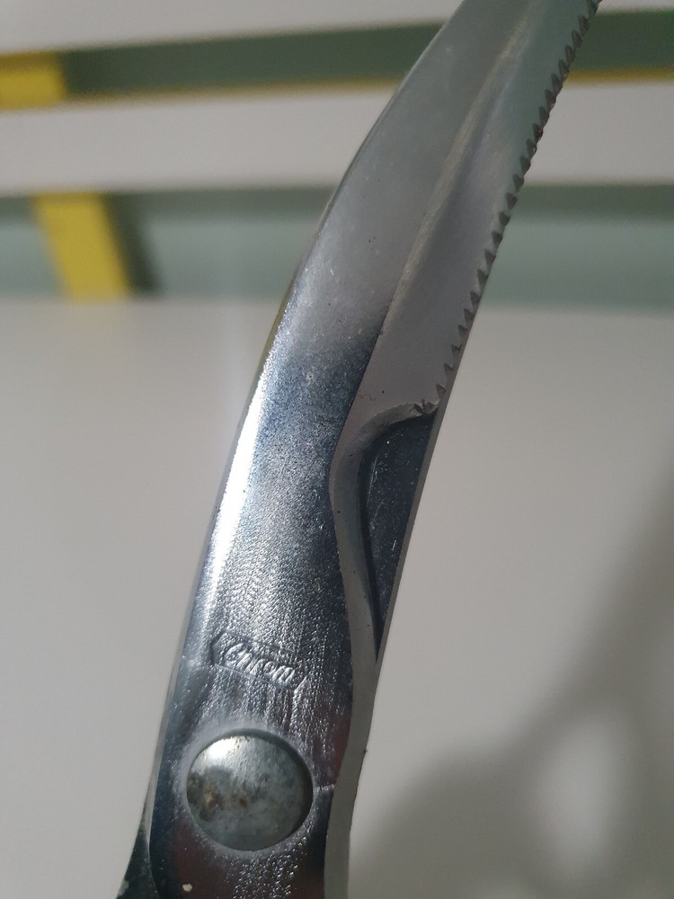 CHROM poultry shears made in italy - freshly sharpened