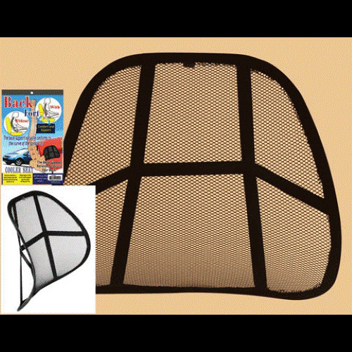 Back Support - Air Cushion Design - Help Prevent Back Strain! -  Portable!