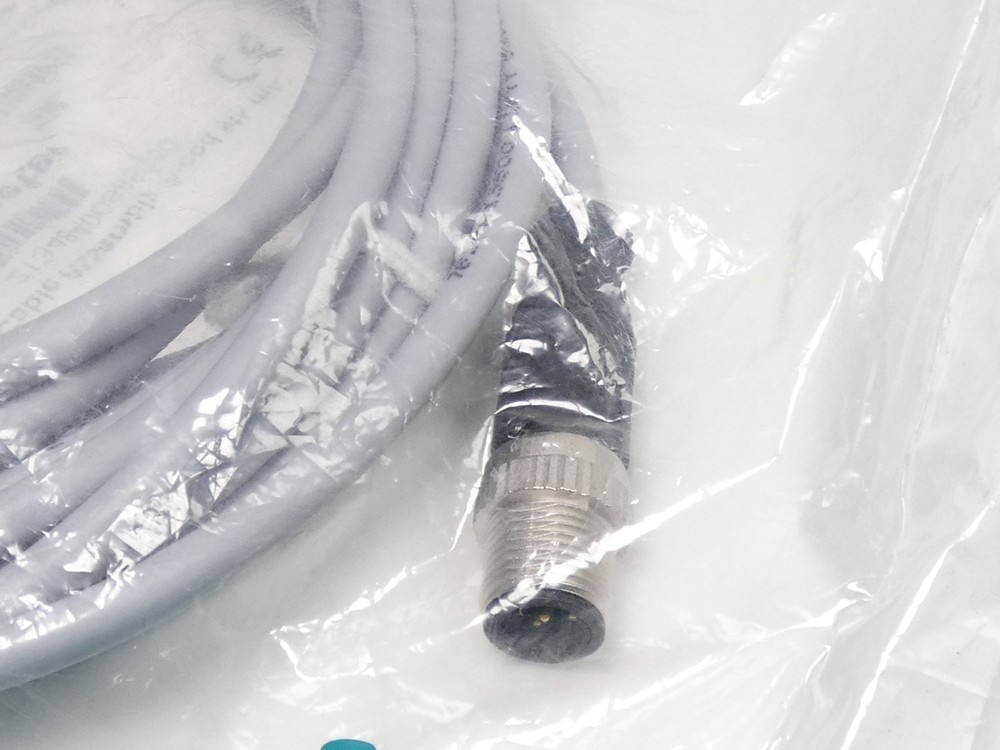 Harting 21348400585050 M12 A-Coded Cable Assembly 5M - NEW Surplus!