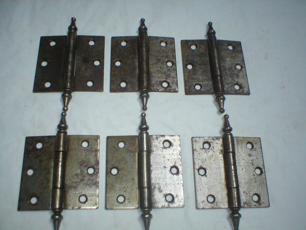 Antique Steeple Hinge Pair