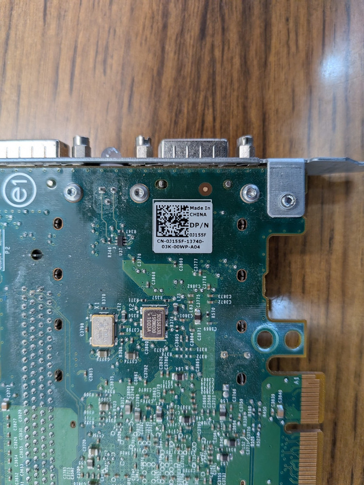 Dell PERC 6E External SAS RAID PCIe x8 Controller J155F w/ Cache & Battery