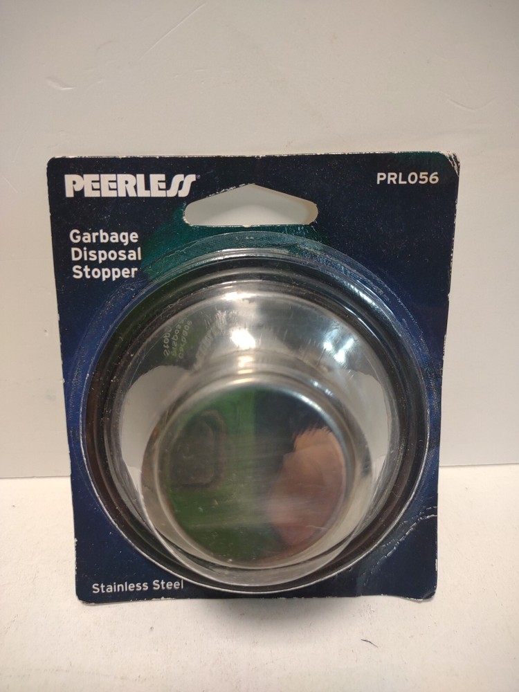 Peerless PRL056 Garbage Disposal Stopper Stainless Steel Drain Plug New Sealed
