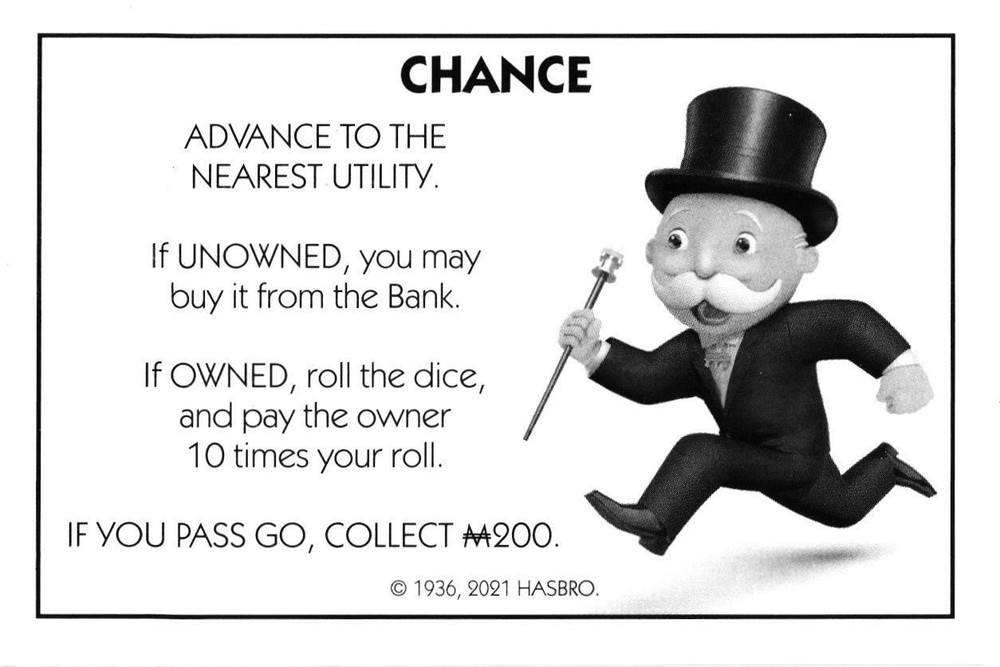 Monopoly Card Chance