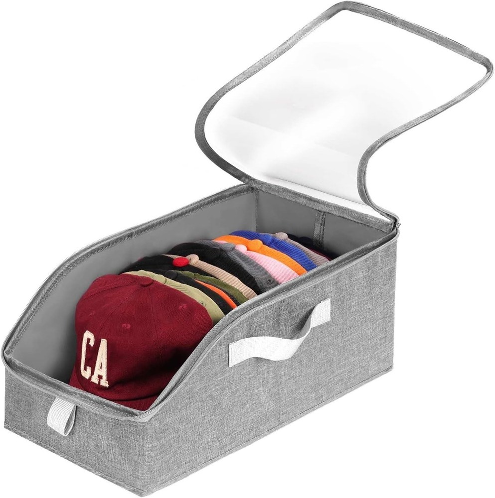 Hat Organizer for Baseball Caps, Hat Storage Holder Container for Closet 1