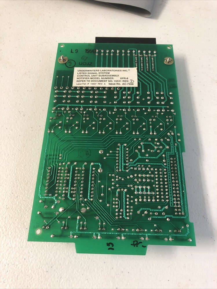 Notifier Model: XPR-8 Fire Alarm Control Board Used