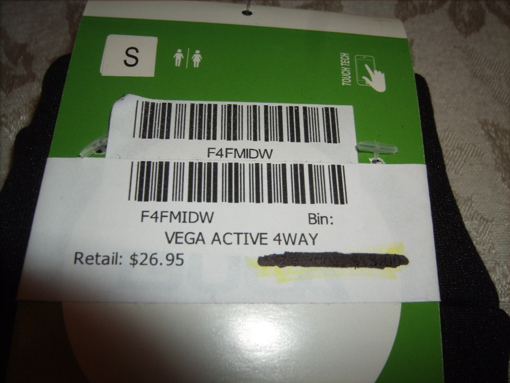 2 Pair Bula Vega Active 4-Way Stretch Glove with Touch Tech Size Small NEW