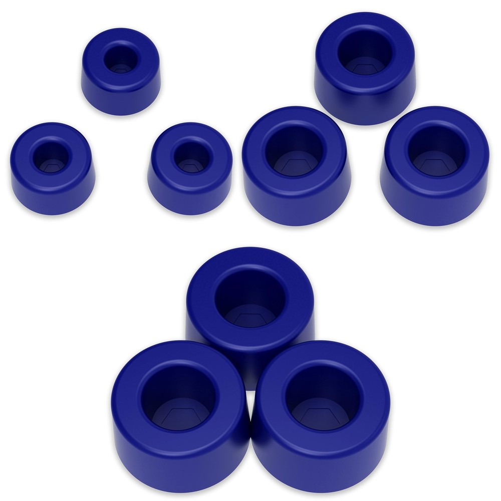 DrawerPro Ratchet Organizer Bundle Blue 3pc Set with 1/4", 3/8", 1/2" Socket ...